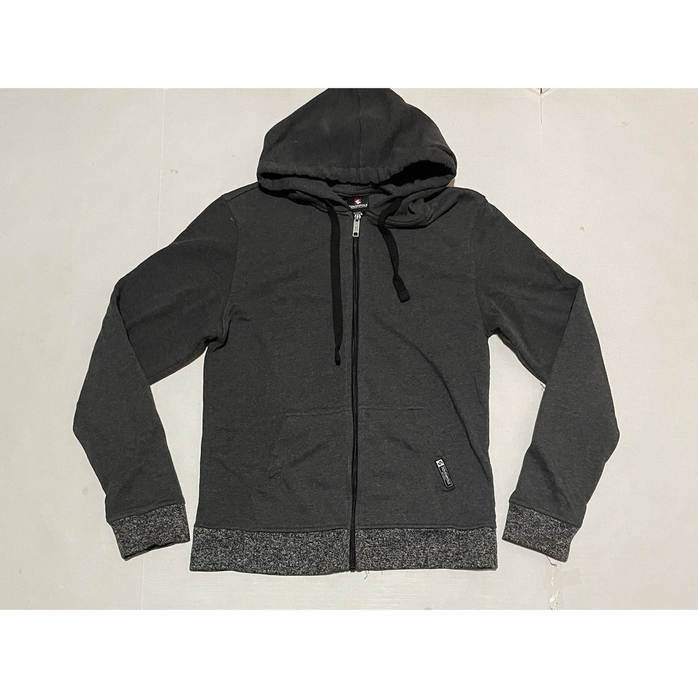 Southpole Hoodie Womens Size Small Gray ‎ Sweatshirt Full Zip
